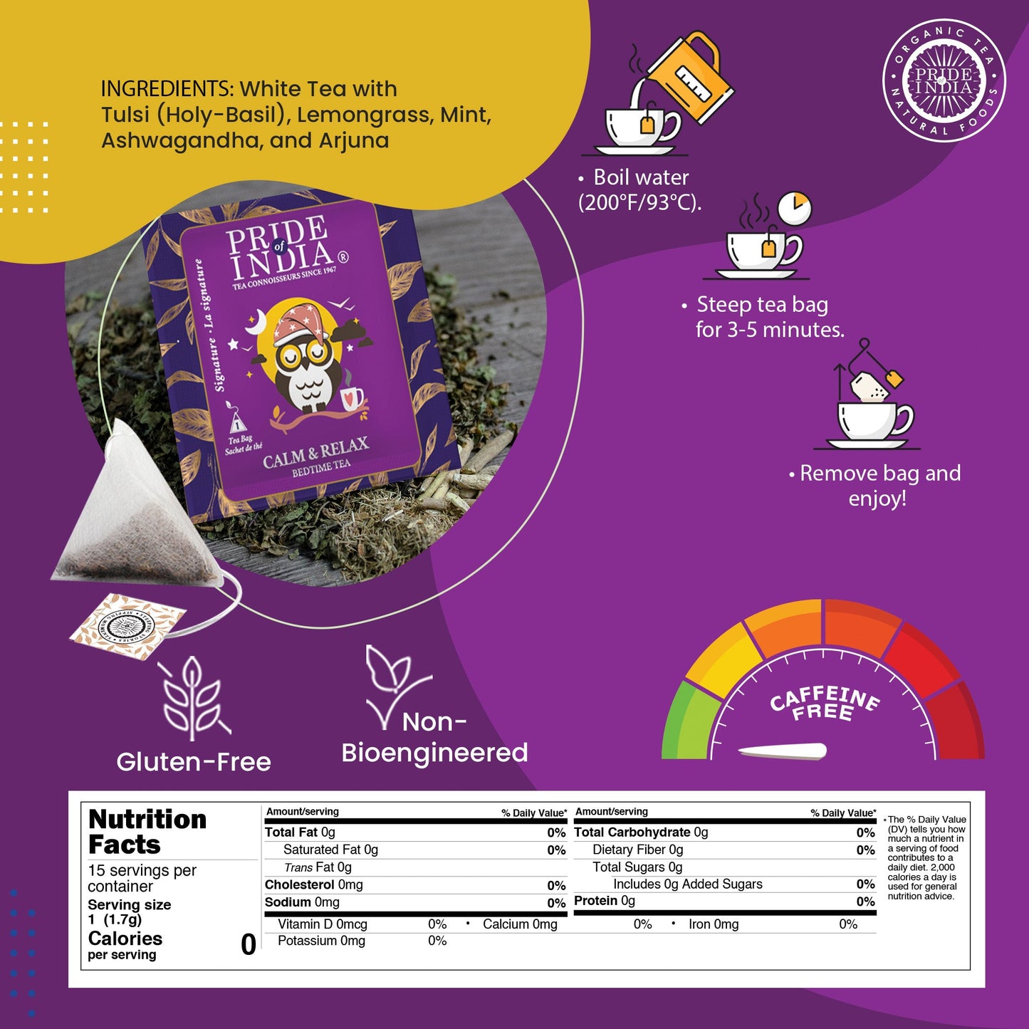 Calm & Relax - Bedtime Tea Bags-3