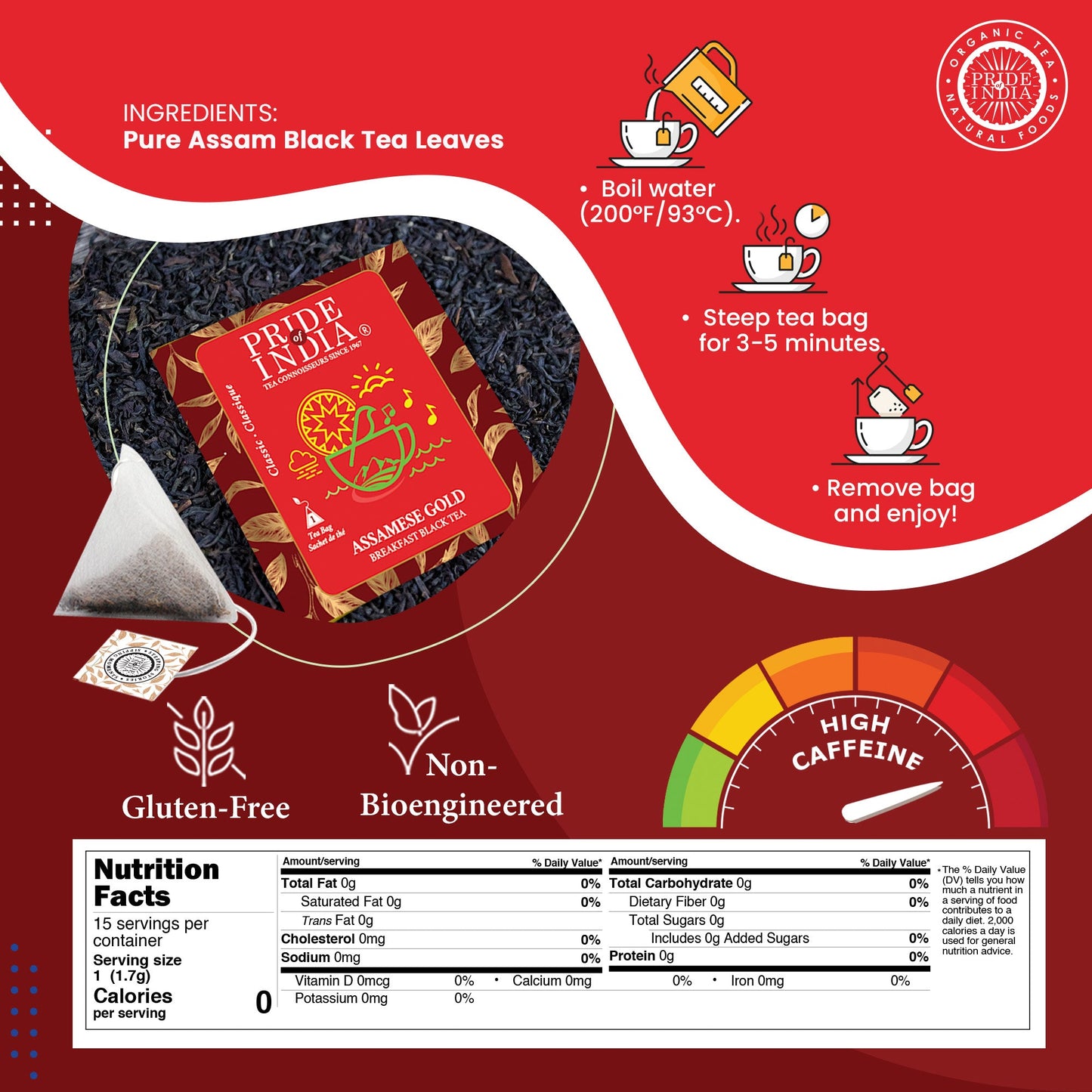 Assamese Gold - Breakfast Black Tea Bags-3