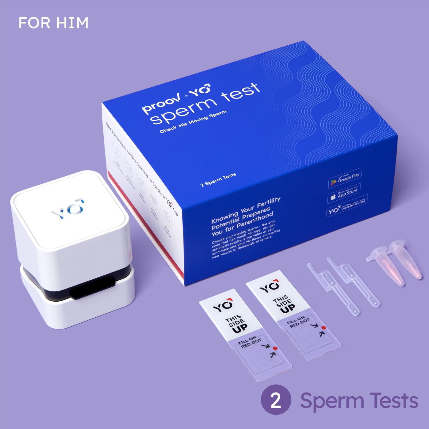 Hers and His Advanced Fertility Kit by Proov-3