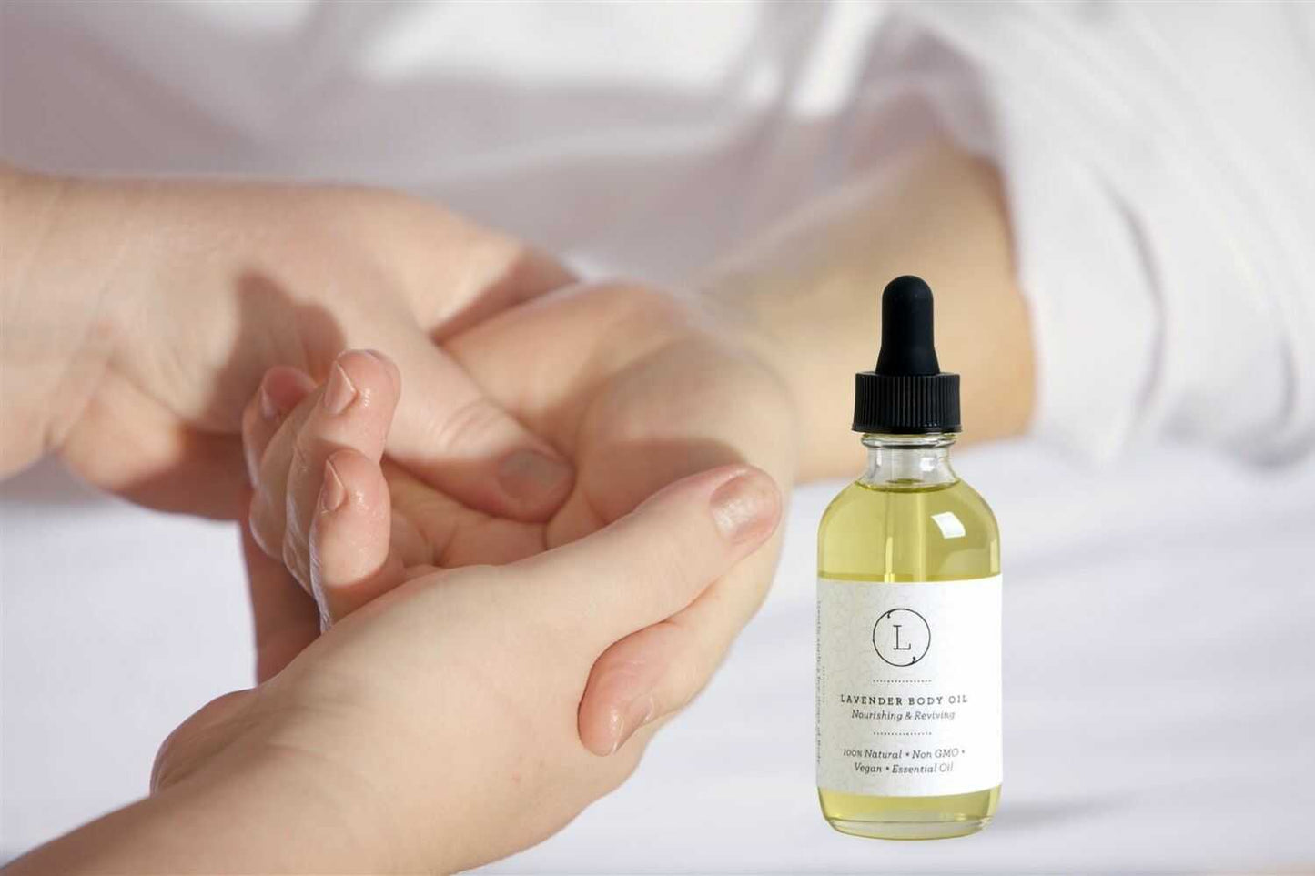 CBD Lavender Body Oil with CBD, Natural Moisturizing Body Oil (THC free)-4
