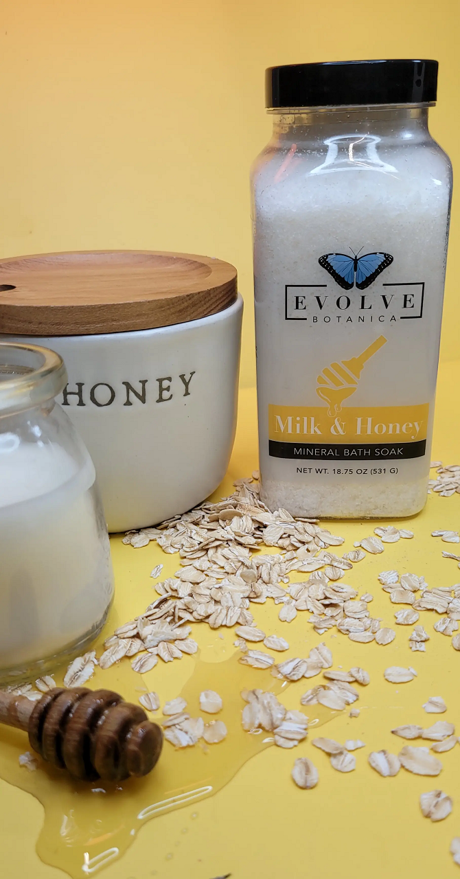 Mineral Soak - Milk & Honey (Bath Salt)-2
