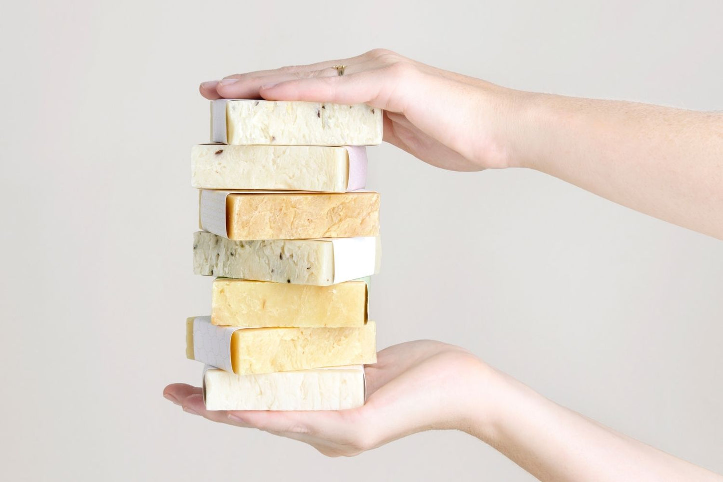 Set of 6 Handmade cold process ,Natural Soap Bars in gift Set box-4