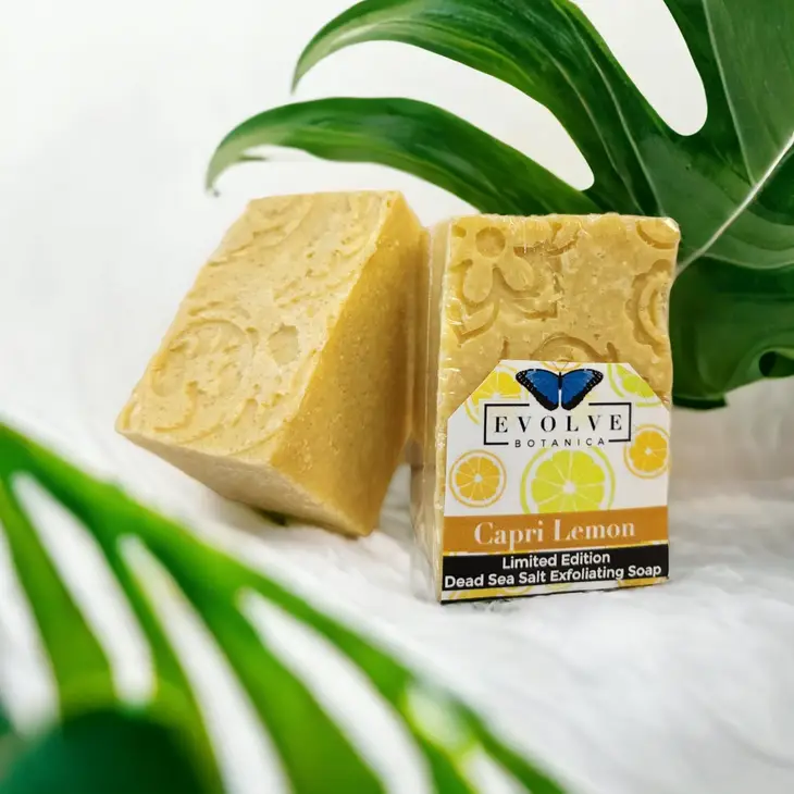 Specialty Soap - Capri Lemon (Limited Edition Salt Bar)-4