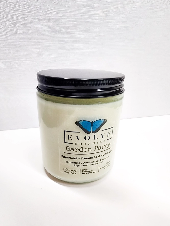 Wood Wick Crystal Soy Candle - Garden Party-4