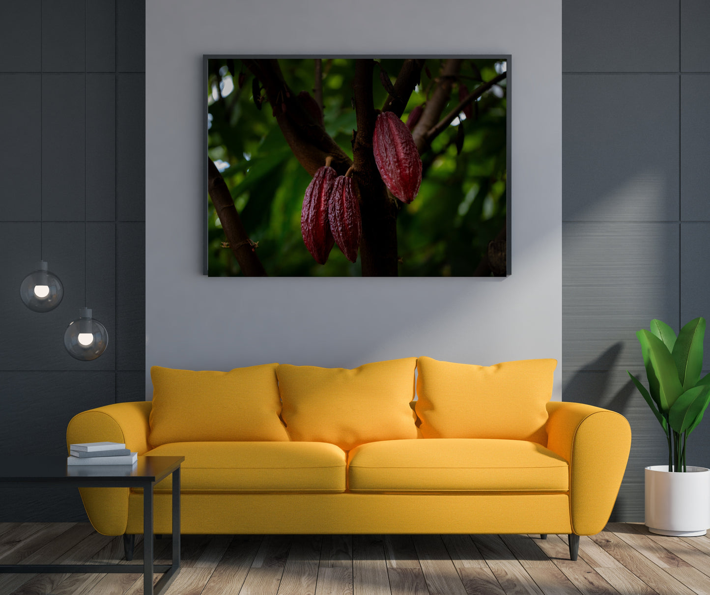 Hawaii Cacao Pods Aluminum Prints-2