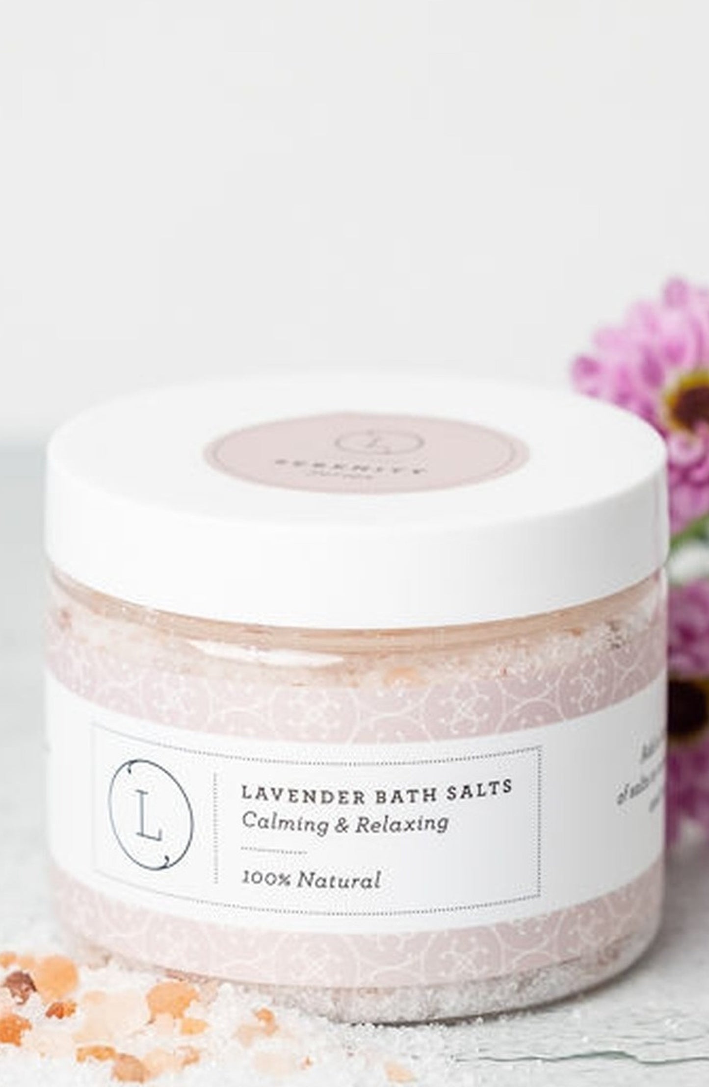 Lavender Natural Bath Salt Soak-1