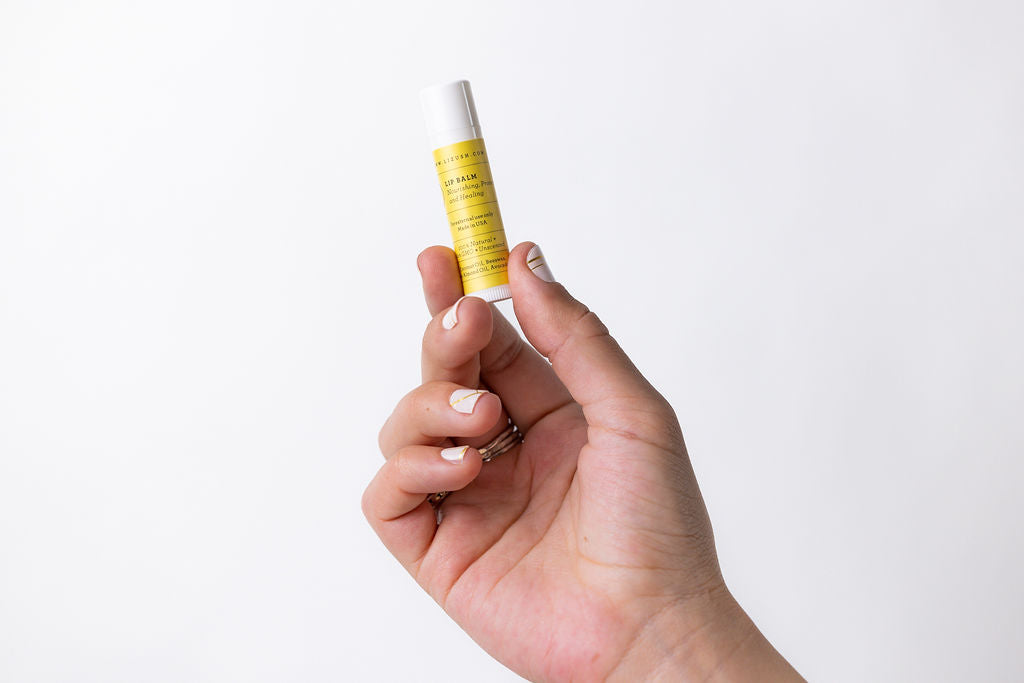 Lip Balm, Set of 3 Natural Unscented Lip Balms-3