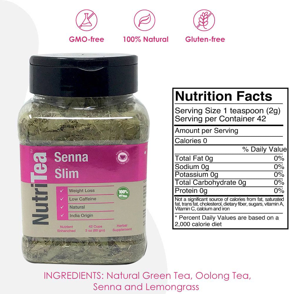 NUTRITEA Natural Herbal Health Loose Leaf Tea Jars-3