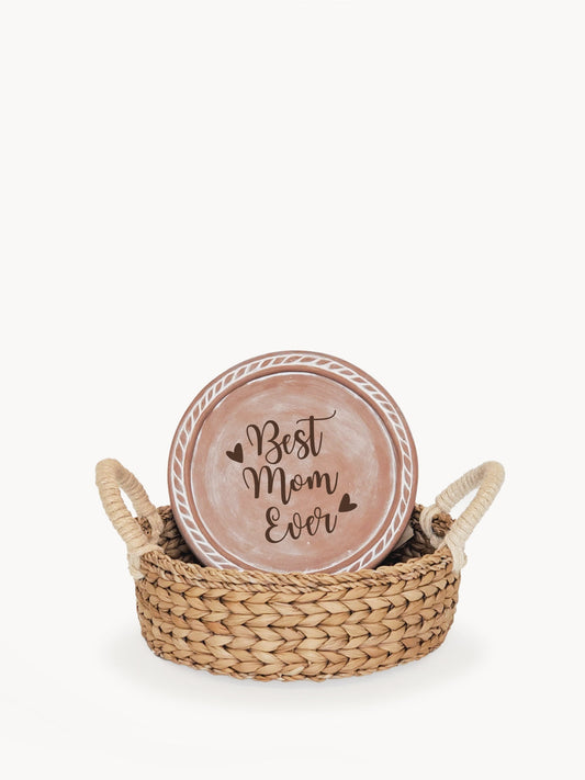 Bread Warmer & Basket - Mom Round-0