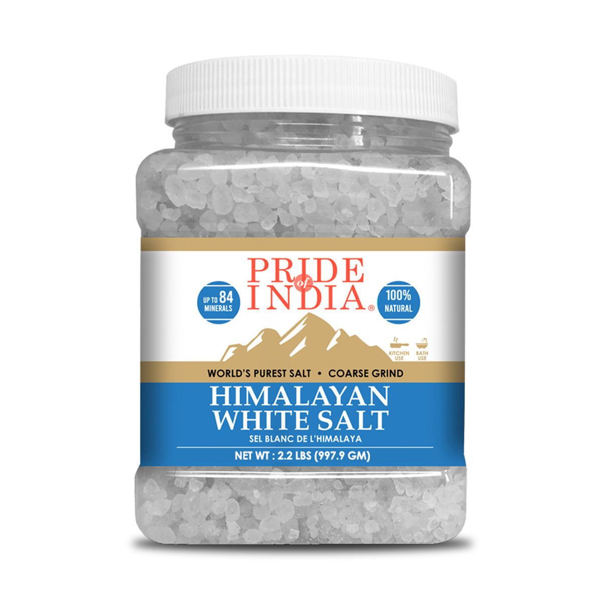 Himalayan White Rock Salt - Coarse Grind-3