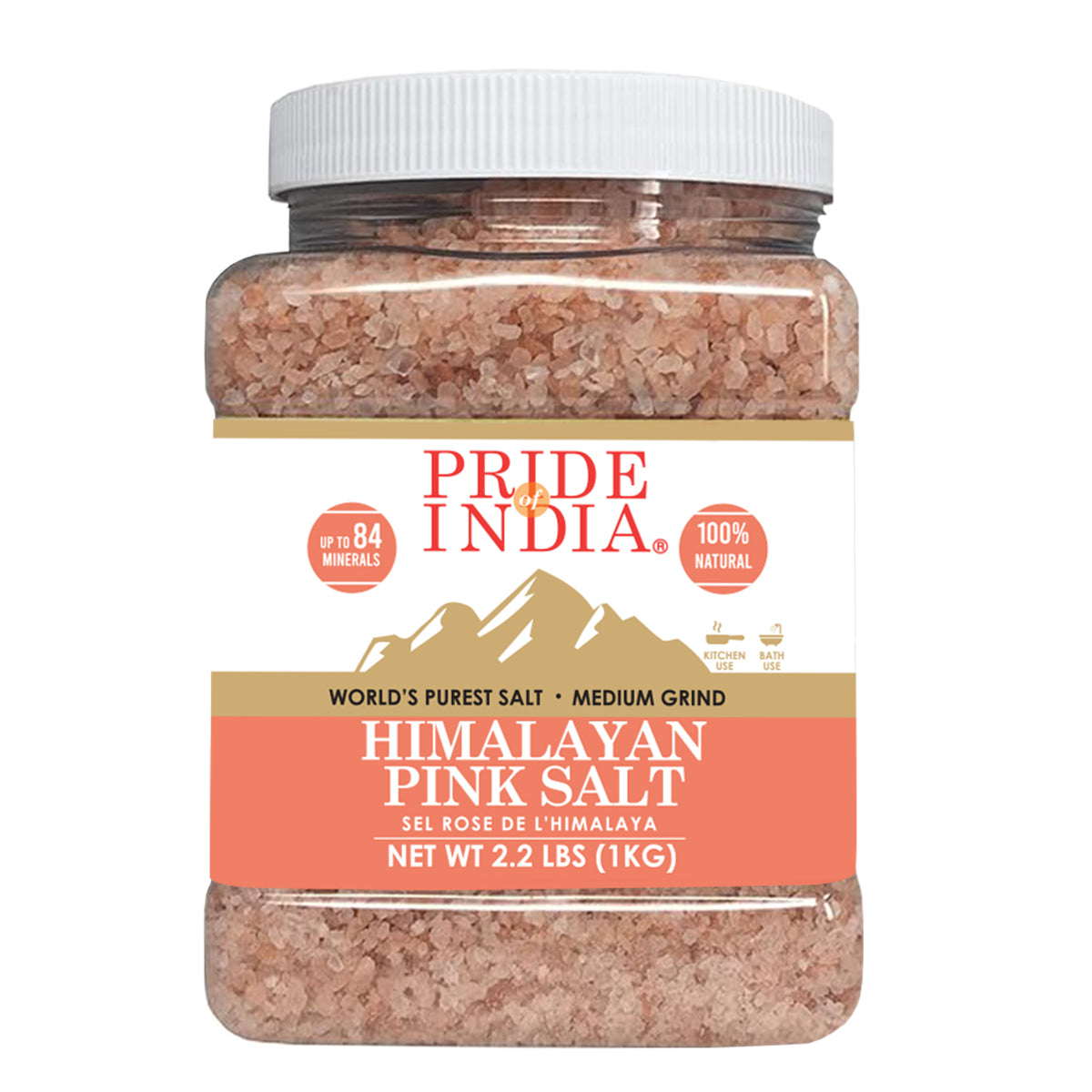 Himalayan Pink Rock Salt - Medium Grind-4