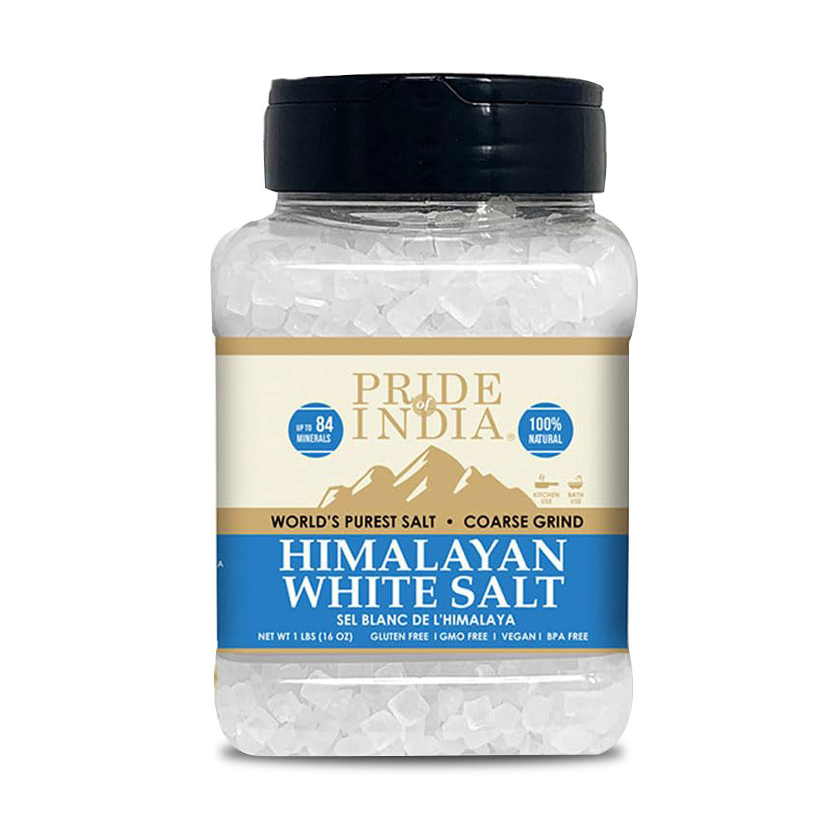 Himalayan White Rock Salt - Coarse Grind-1