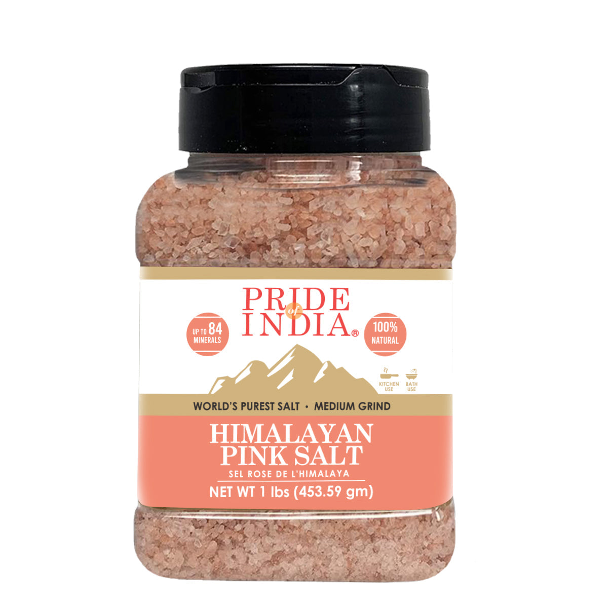 Himalayan Pink Rock Salt - Medium Grind-1