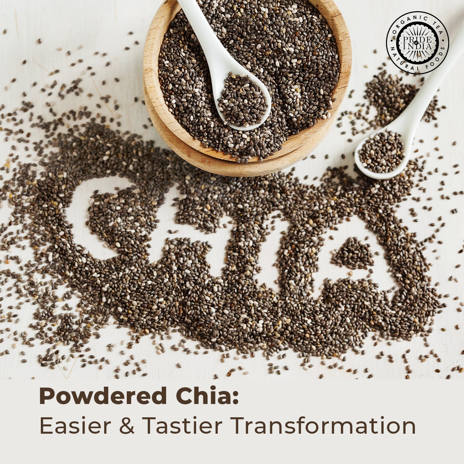 Cold Milled Raw Chia Ground - Omega-3 & Fiber Superfood Jar-3