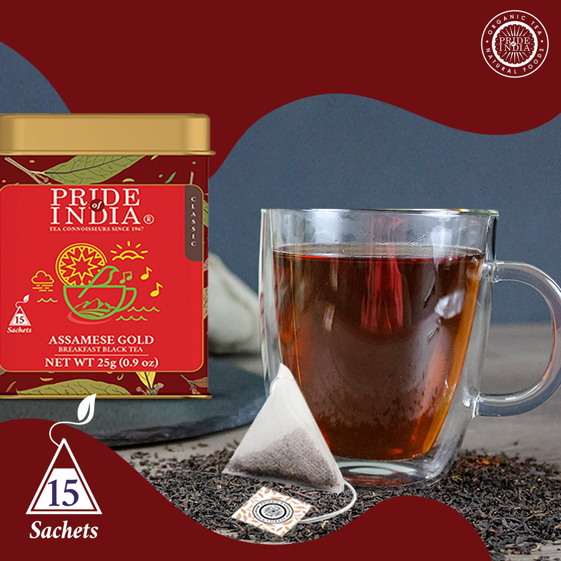 Assamese Gold - Breakfast Black Tea Bags-1