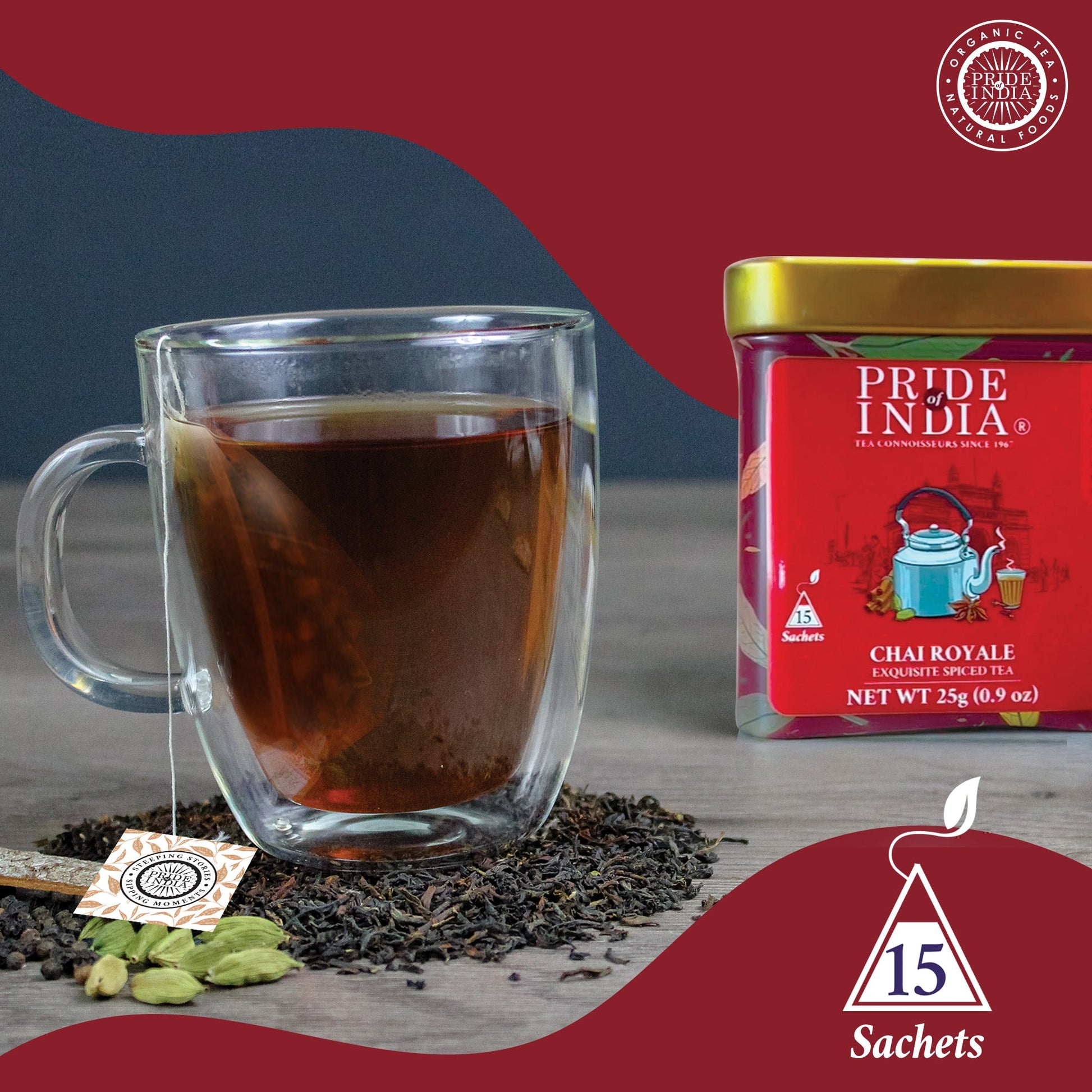 Chai Royale - Exquisite Spiced Tea Bags-1
