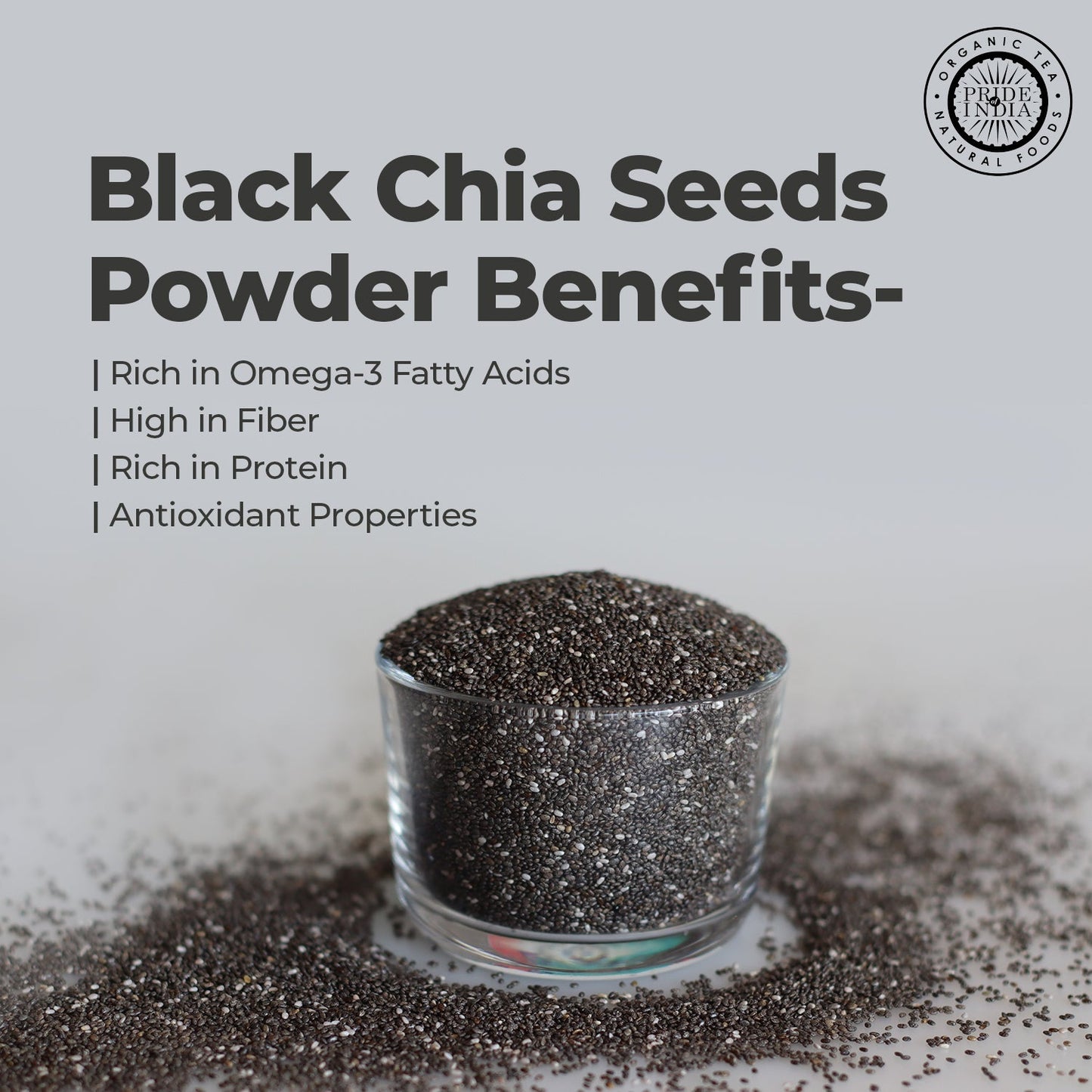 Cold Milled Raw Chia Ground - Omega-3 & Fiber Superfood Jar-4