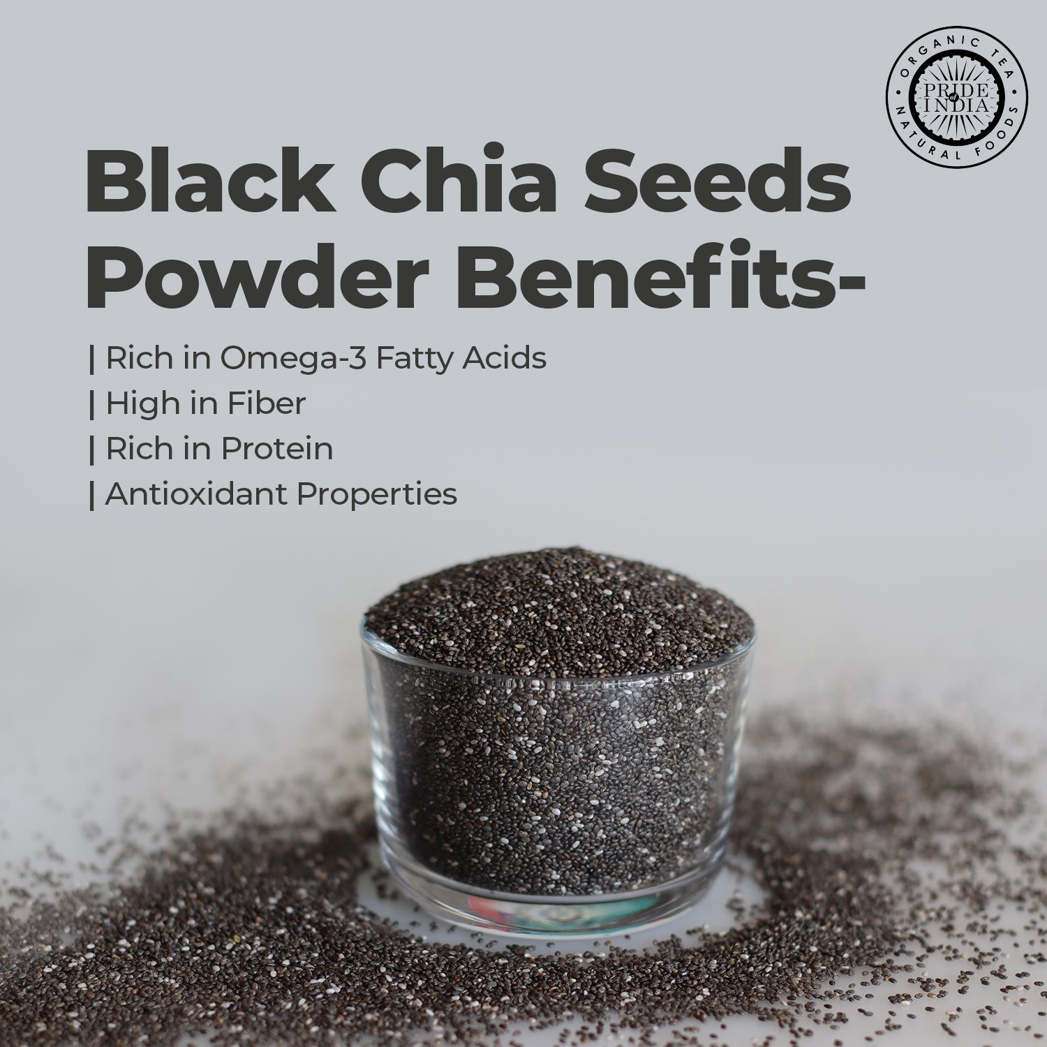 Cold Milled Raw Chia Ground - Omega-3 & Fiber Superfood Jar-4