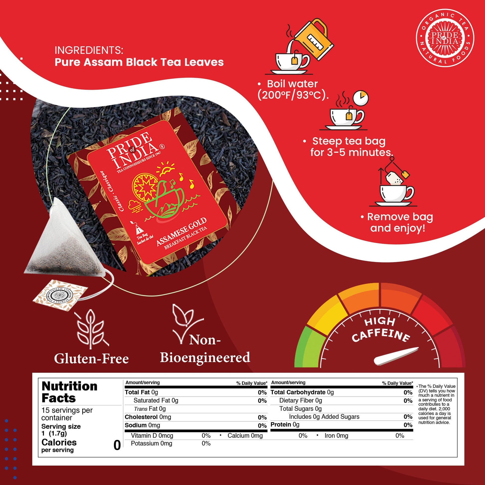 Assamese Gold - Breakfast Black Tea Bags-3