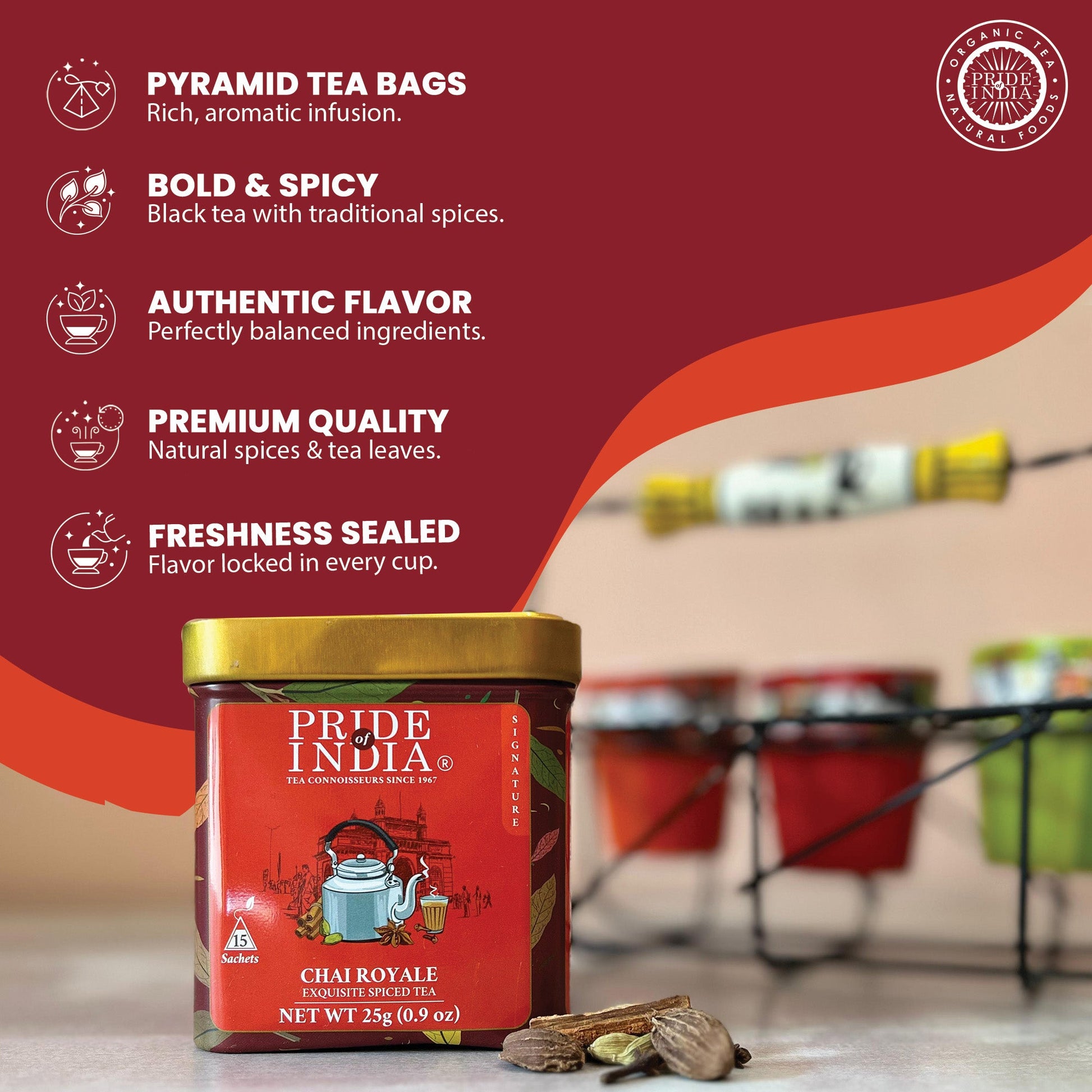 Chai Royale - Exquisite Spiced Tea Bags-4