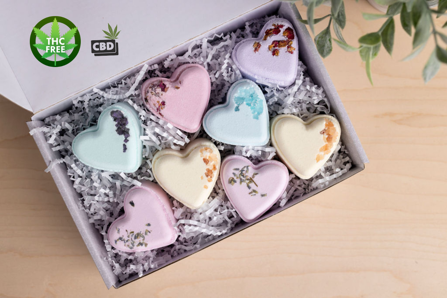 CBD - 8 Bath bombs set -  perfect for a relaxing Mother's day bath-2