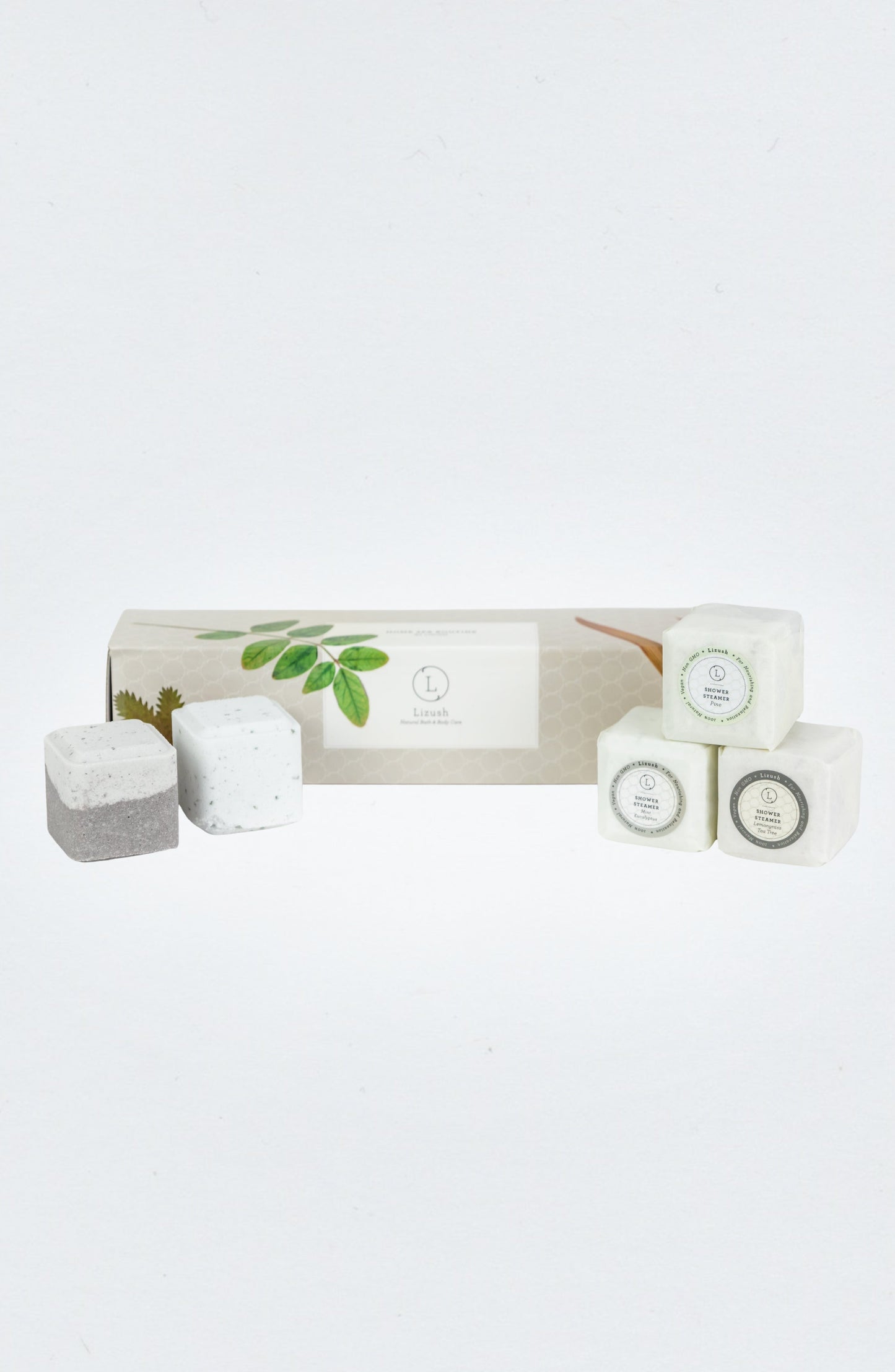 Earthy Shower Steamer, Refreshing Gift Box for Men and Women, Set of 5 Shower Steamers-1