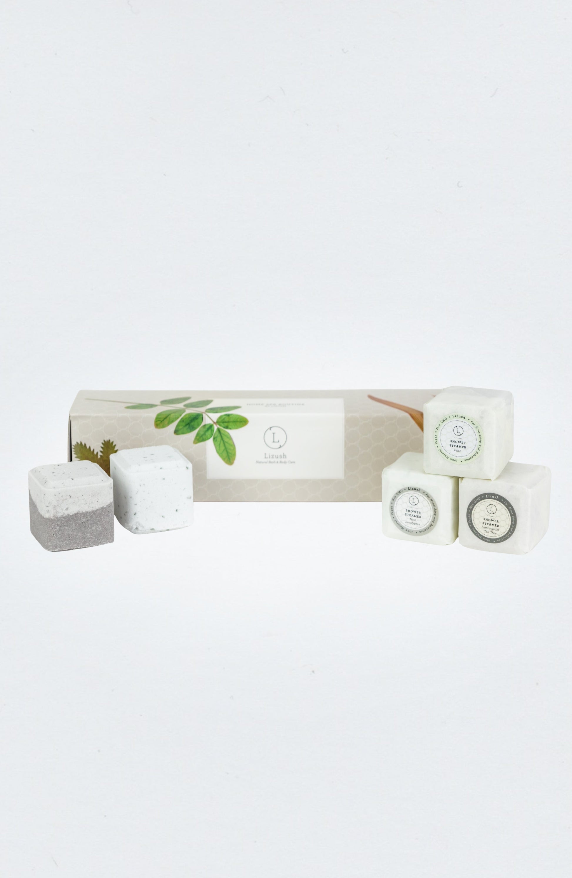 Earthy Shower Steamer, Refreshing Gift Box for Men and Women, Set of 5 Shower Steamers-1