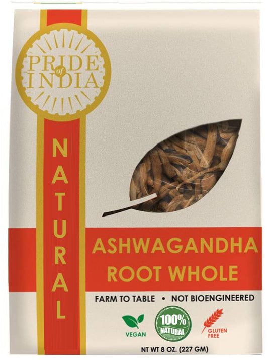 Natural Ashwagandha Root Whole (8oz-227gm)-0