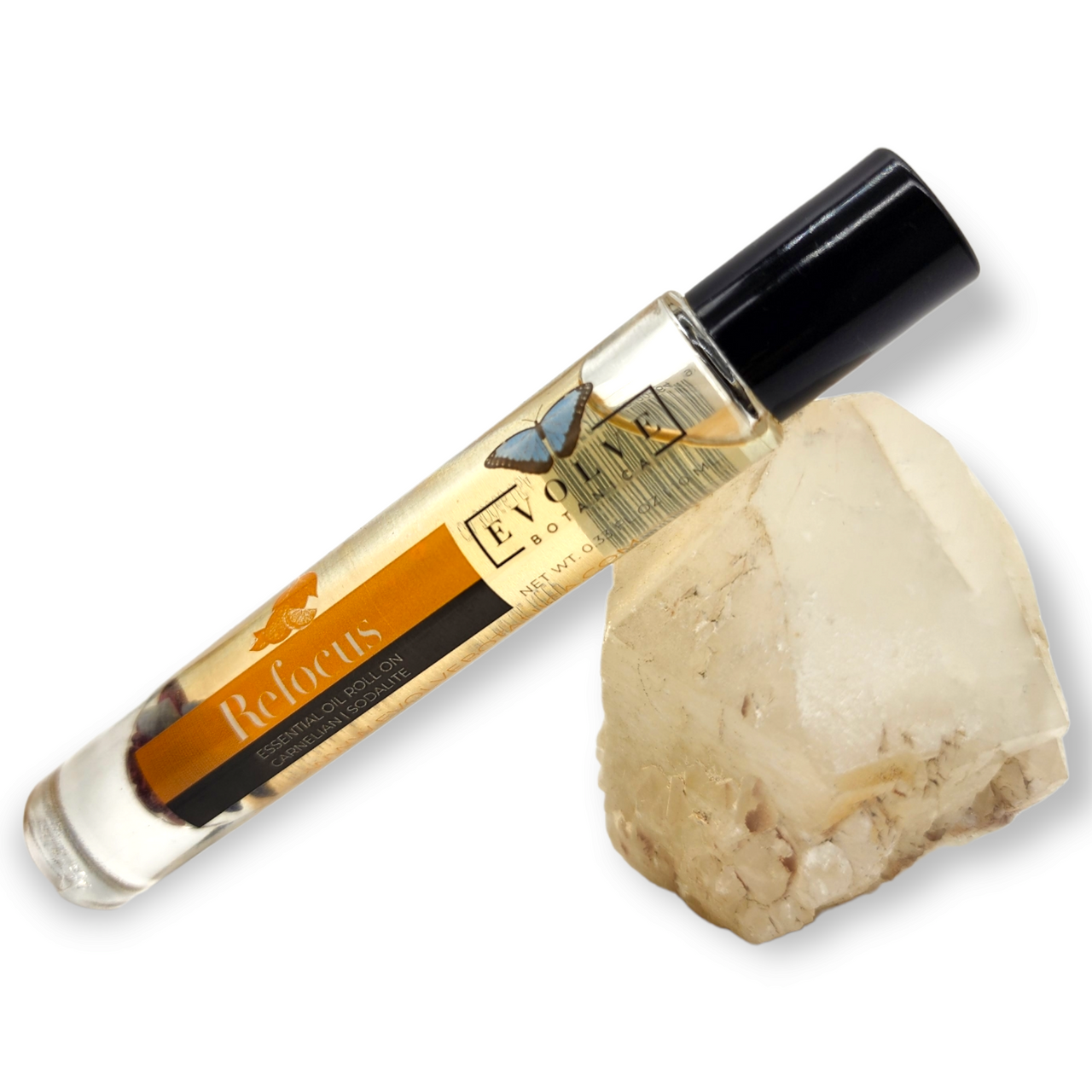 Gemstone Essential Oil Roll On - Refocus-0