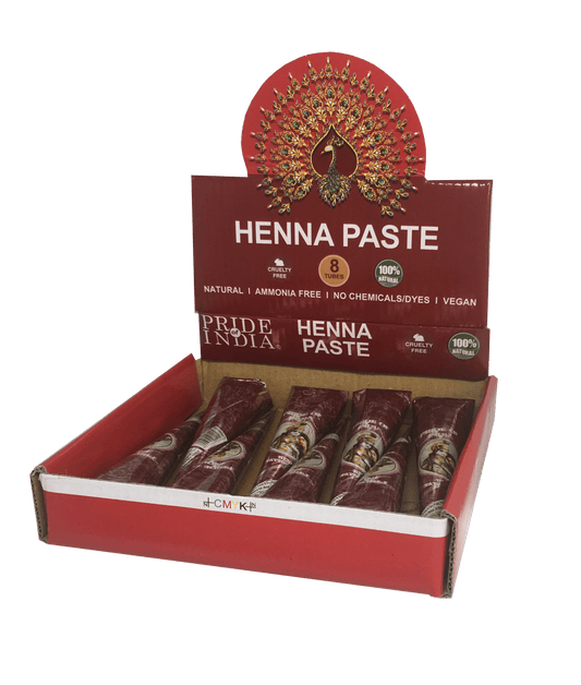 Herbal Henna Tattoo Mehendi Paste - BUY 4 GET 4 FREE  - 1.25oz Tube (100% Natural)-0