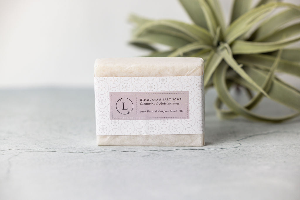 2x Himalayan Salt Soap Bar, Natural Unscented Soap, Vegan Handmade Soap-3