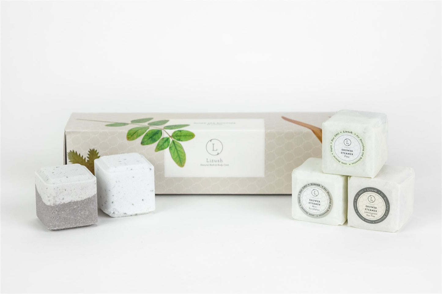 Earthy Shower Steamer, Refreshing Gift Box for Men and Women, Set of 5 Shower Steamers-0