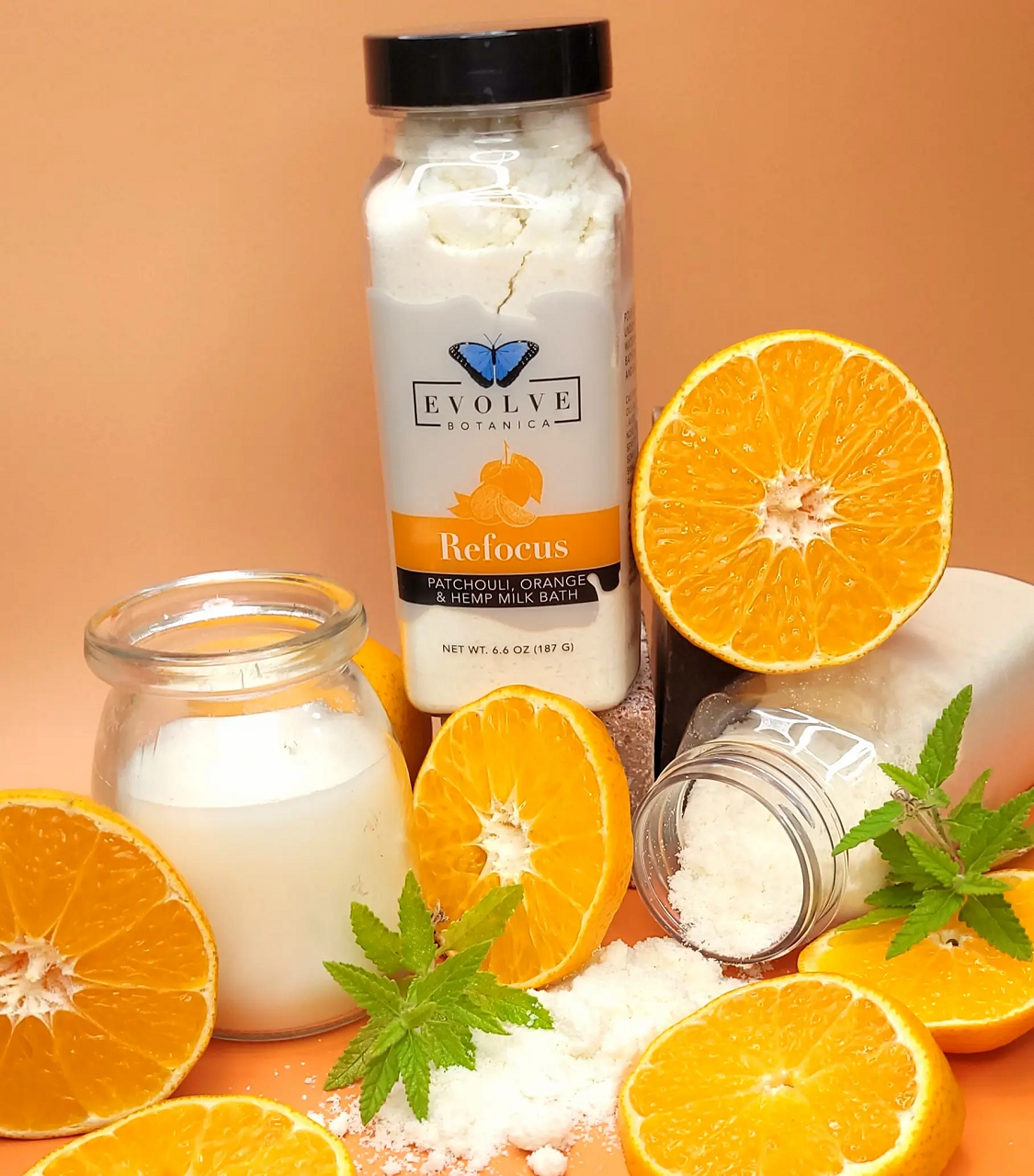 Milk Bath - Refocus (Patchouli, Orange, & Hempseed Oil)-3