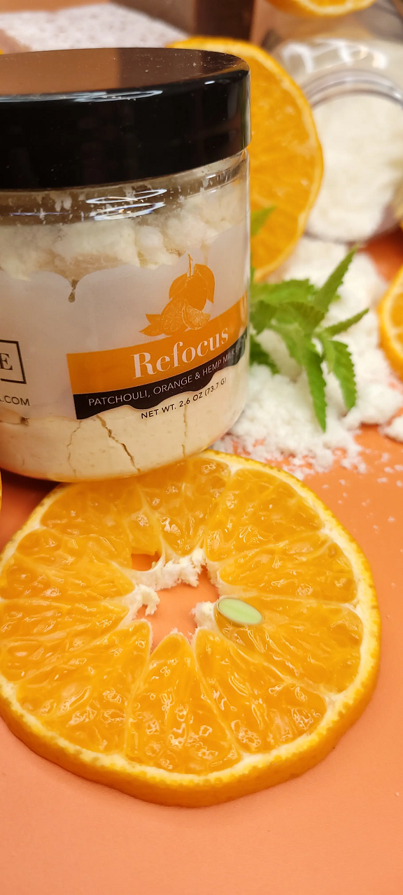 Milk Bath - Refocus (Patchouli, Orange, & Hempseed Oil) Mini-3