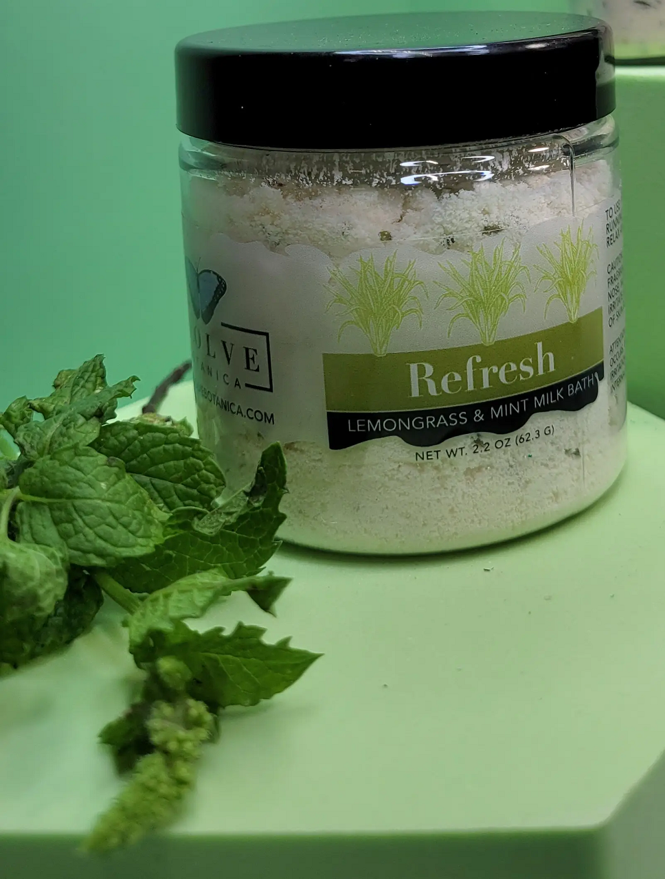 Milk Bath - Refresh (Lemongrass & Mint) Mini-2