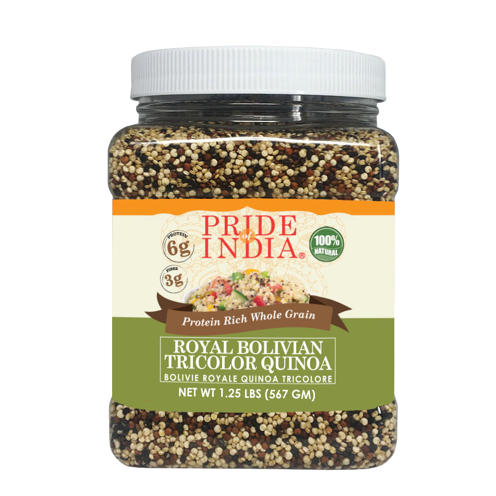 Three Color Quinoa - Protein Rich Whole Grain Jar-0