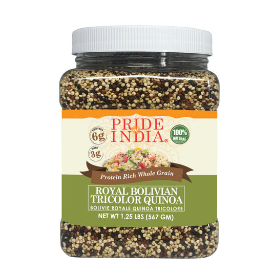 Three Color Quinoa - Protein Rich Whole Grain Jar-0