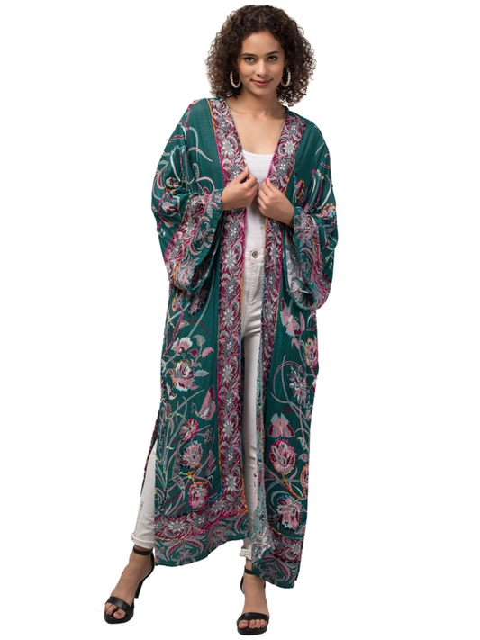 Ocean Winds Thick Stitch Kimono Jacket-0