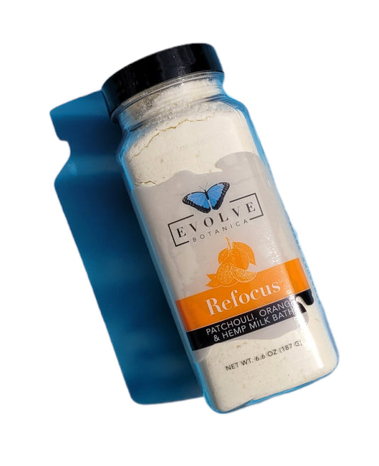 Milk Bath - Refocus (Patchouli, Orange, & Hempseed Oil)-0