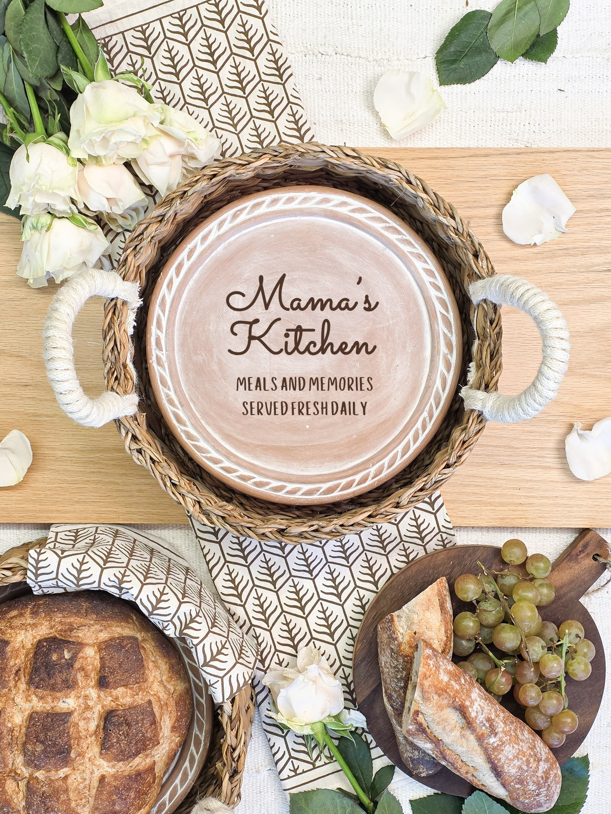 Bread Warmer & Basket - Mom Round-1