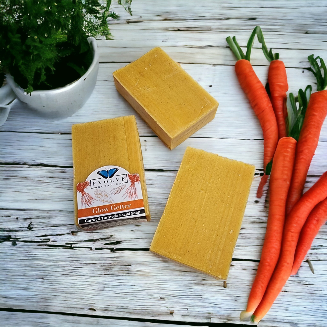 Standard Soap - Glow Getter (Carrot, Turmeric & Honey Facial Soap)-3