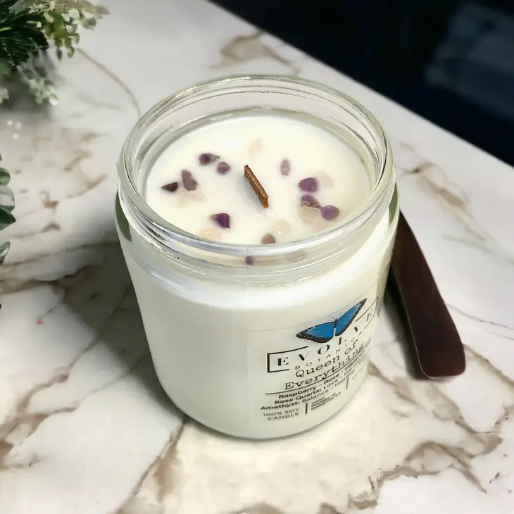 Wood Wick Gem Soy Candle - Queen of Everything (Mother's Day)-3