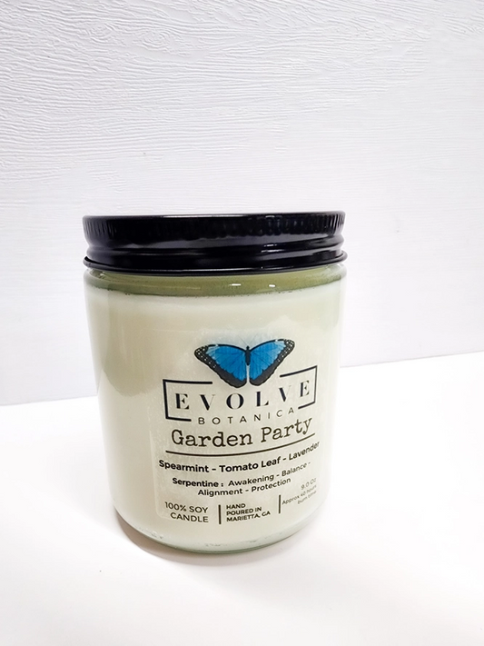 Wood Wick Crystal Soy Candle - Garden Party-0