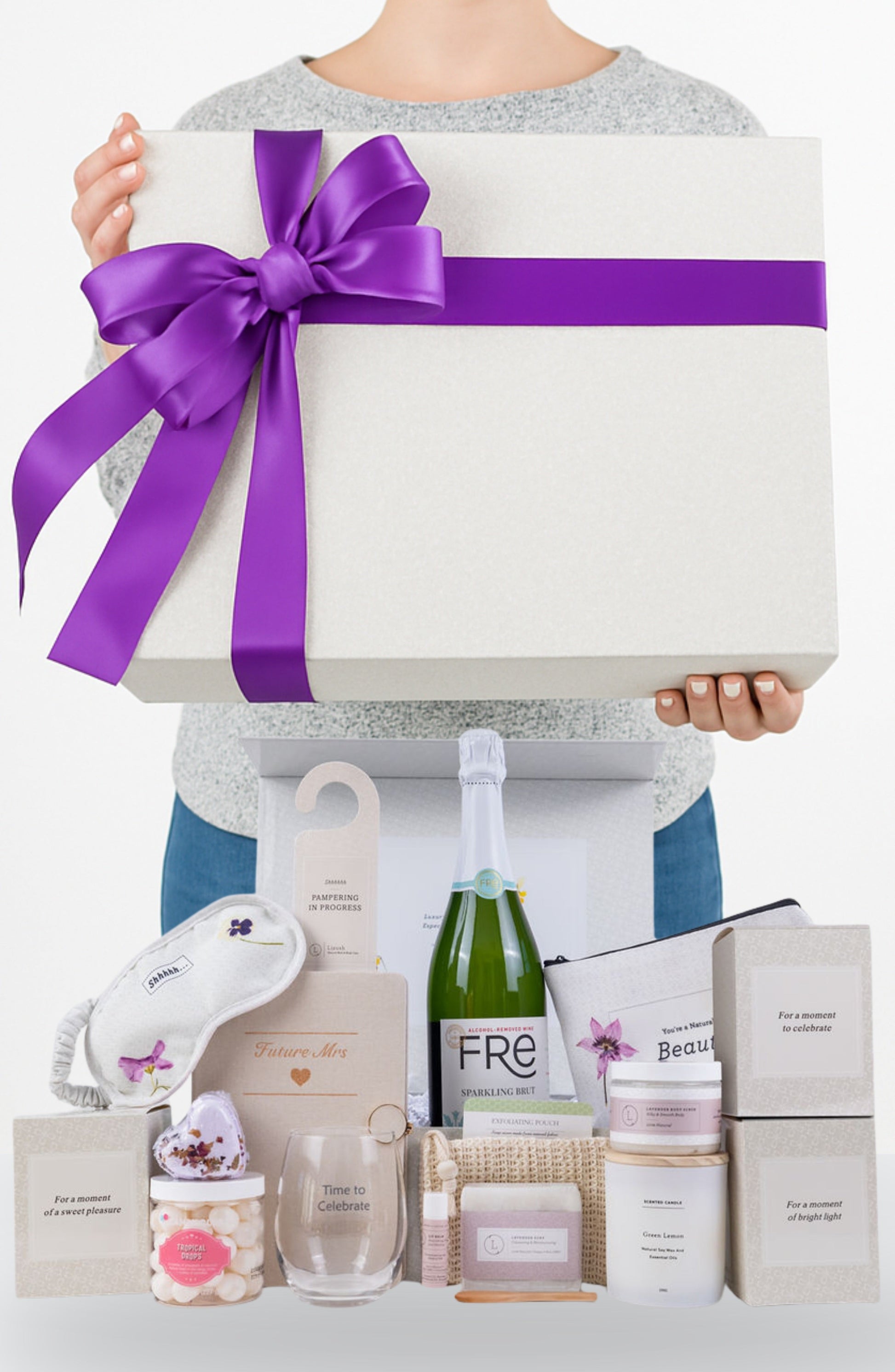 Bride to be gift box, Bridal shower gift basket-1
