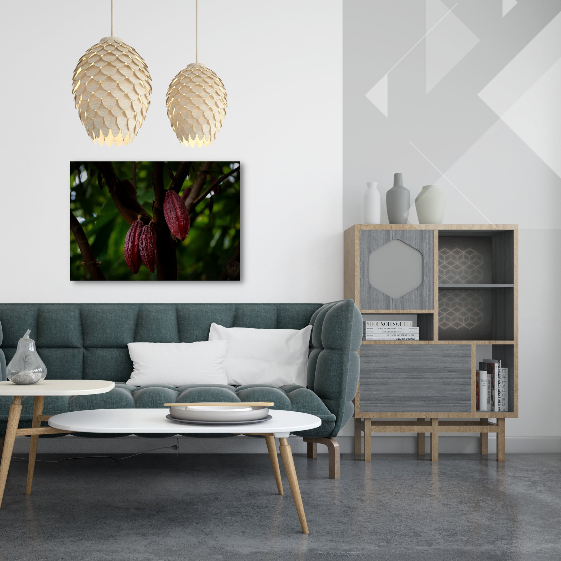 Hawaii Cacao Pods Aluminum Prints-3