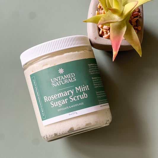 Rosemary Mint Sugar Scrub by UnTamed Naturals-0