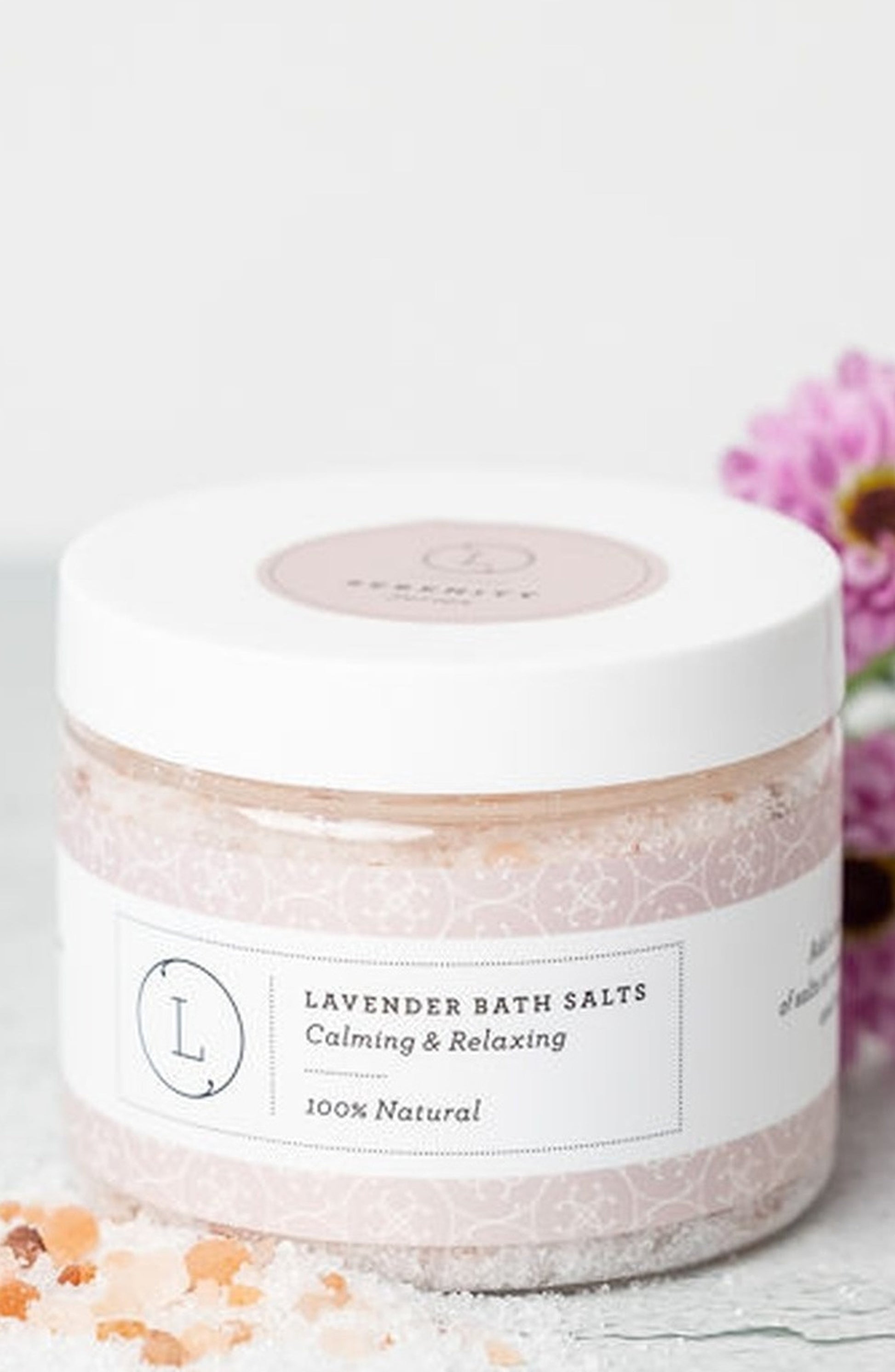 Lavender Natural Bath Salt Soak-1